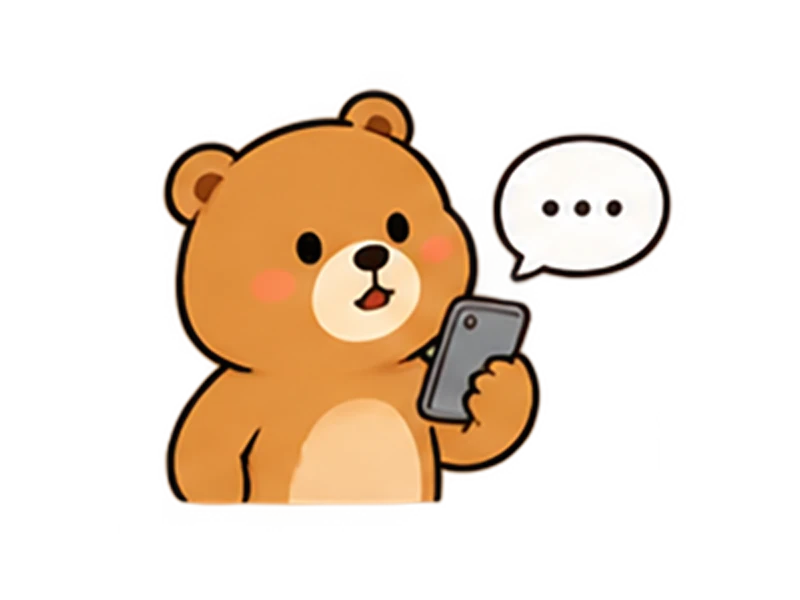 Bearry receives a couple of phone calls during a break.