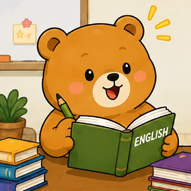 Bearry:Is fun to study English!