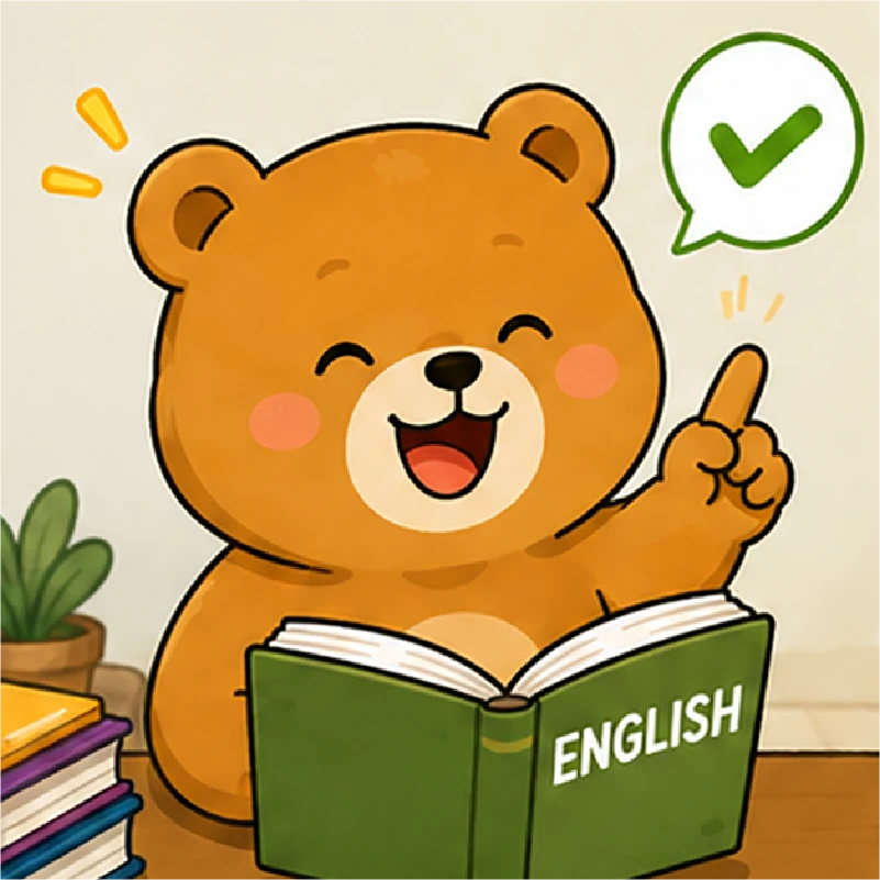 Bearry:It is fun to study English!