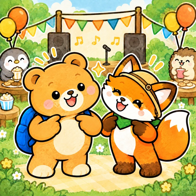 Bearry：所以要說：We enjoyed ourselves at the party!