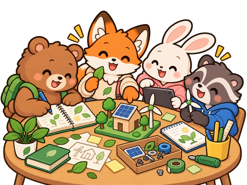 Bearry keeps a journal while the team tests ideas and builds a simple prototype.